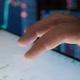 Hands Scroll the Stock Market on a Tablet - VideoHive Item for Sale