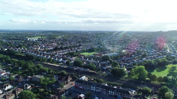 Sunny Day Over Wembley Town