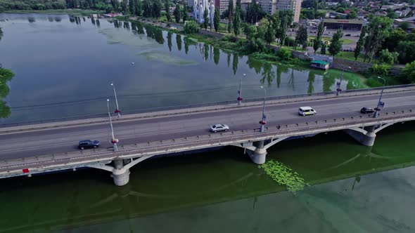 Aerial Skyline View at Morning