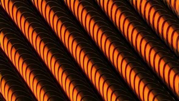 Abstract Orange Screensaver Background