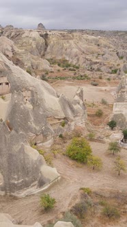 Cappadocia Landscape Aerial View