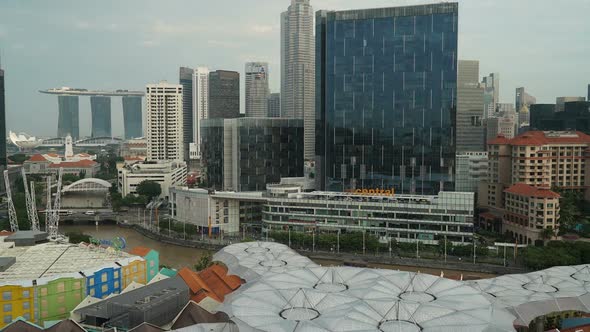 Timelapse Singapore At Boat Quay Area 11