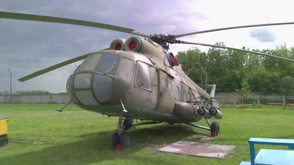 Old Military Helicopter