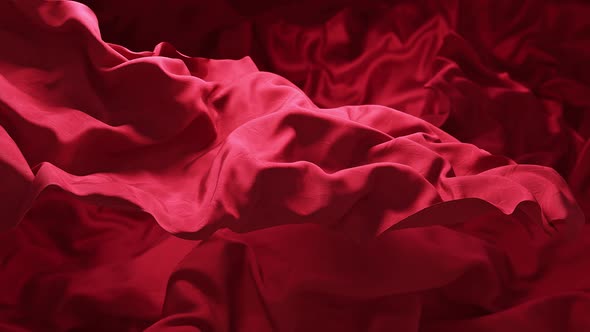 Beautiful Red Fabric Surface