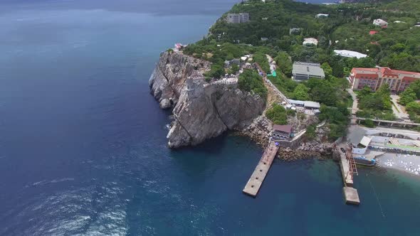 Aerial Shot of the Swallow's Nest