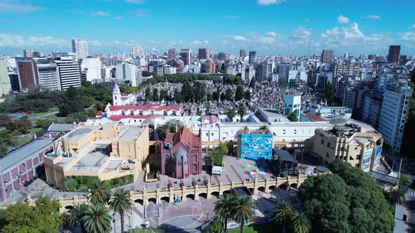 Buenos Aires Argentina. Downtown landscape of tourism landmark city.