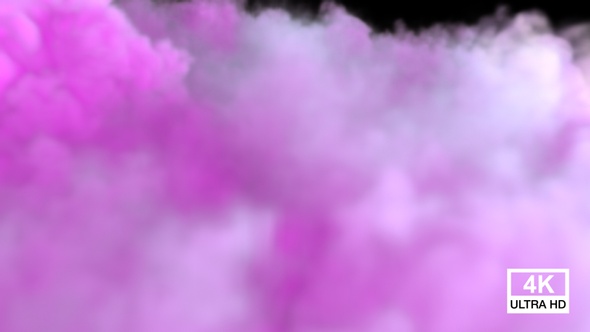 Colored Smoke Streaming And Spreading On The Floor alt