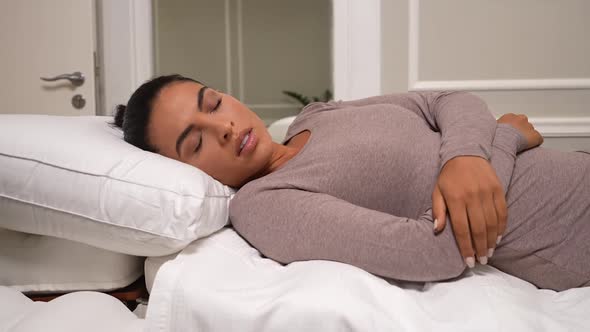 Woman Stretching Her Neck