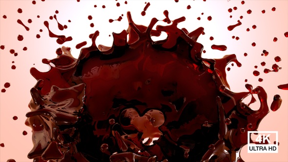 Big Circle Cola Splash 4K alt