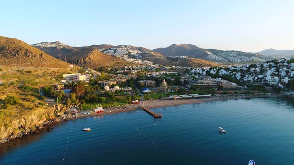 View from the sea over KAIRABA Bodrum Imperial, Bodrum Turkey