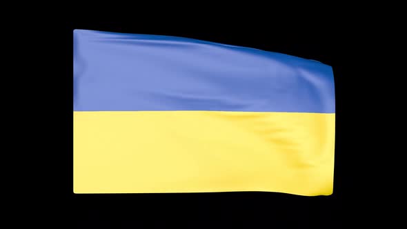 Ukraine Flag Alpha
