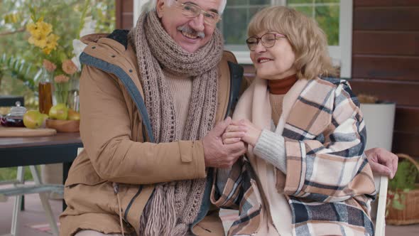 Portrait of Happy Aged Couple