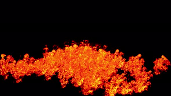 fire transitions Isolated by Alpha channel ( transparent background )