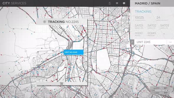 City Services Program Starts Location Scan For Tracking Of Transport Route alt