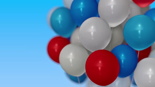 A Bunch of Colorful Helium Balloons alt