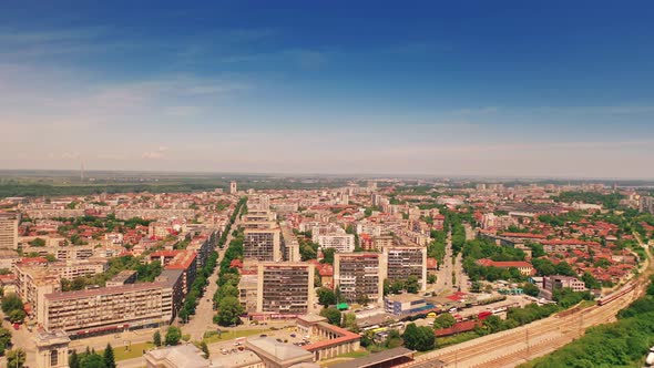 Aerial Drone Footage Of A Village In Bulgaria