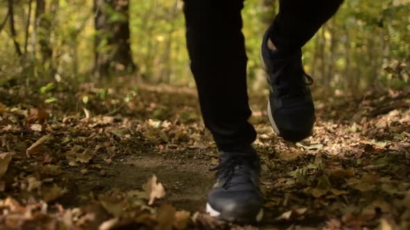 Runners Legs and Shoes Closeup