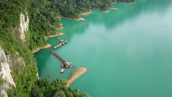 Khao Sok National Park Aerial View in Thailand