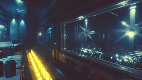 Futuristic Interior of the Spase Base alt