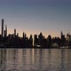 New York City Skyline Silhouette Sunrise - VideoHive Item for Sale