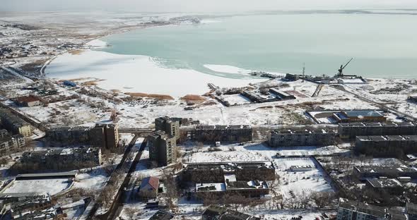 A Small Town on the Shore of Lake Balkhash