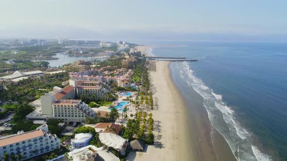 Beautiful Beach in Nuevo Vallarta, Mexico