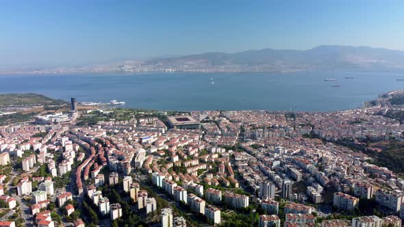 Modern City Aerial View