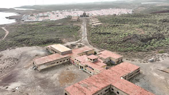 Tenerife Canary Island Abandoned Small Village and Buildings