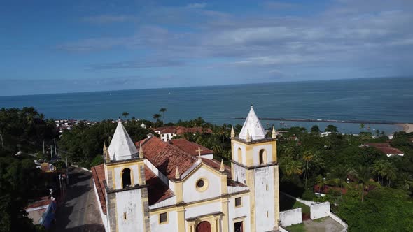 Coast city of Olinda Recife Pernambuco. Brazilian Northeast