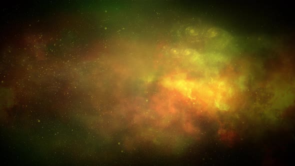 12 Space Nebula With Galaxy 4K