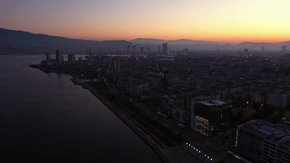 Izmir City in Aegean Coast of Turkey