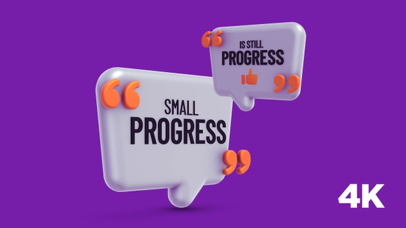 Inspirational Quote: Small progress is still progress