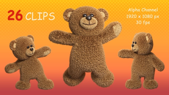 Teddy Bear – Character Action Kit
