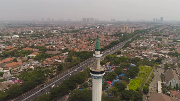 Mosque Al Akbar in Surabaya Indonesia