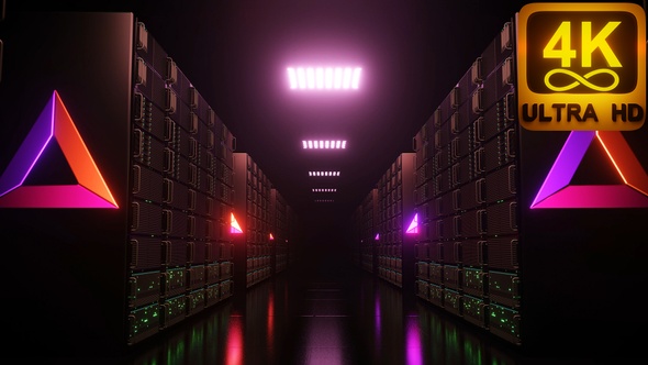 Server Room Basic Attention Bat Crypto Virtual 3D Render 4k Art Connecting Users And Creators