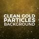 Clean Gold Particles Background - VideoHive Item for Sale