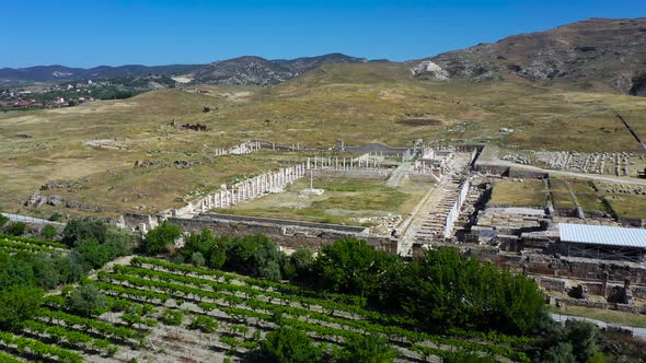 The ancient city of Tripolis - Denizli - Turkey.	