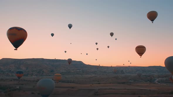 Gorgeous Balloons at Sunset