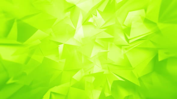 Soft Green Polygonal Background