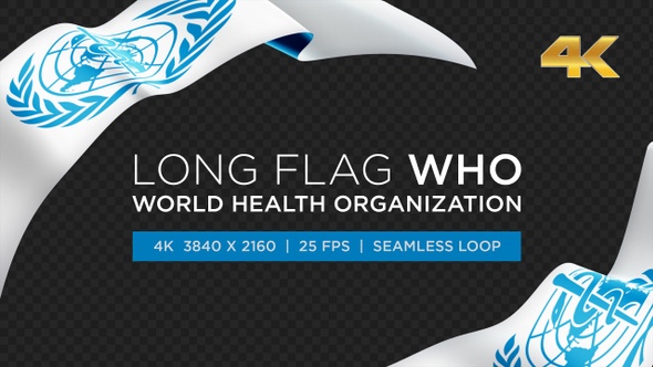 Long Flag World Health Organization (WHO)