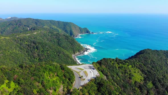 beautiful natural coastline with turquoise water