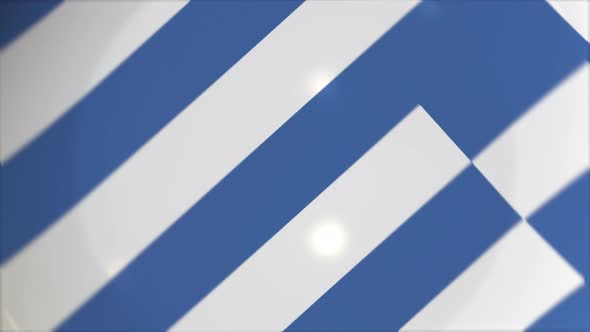 Flag of Greece on the Plate