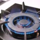 Gas burning from a kitchen gas stove - VideoHive Item for Sale