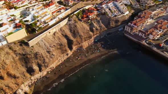 Playa de los Guíos in Tenerife, Spain