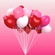 Valentine Heart Balloons Set A - VideoHive Item for Sale