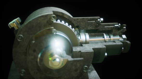 Metal Closeup Gear Box alt