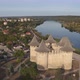 Aerial Orbiting Around Medieval Fort in Soroca Republic of Moldova - VideoHive Item for Sale