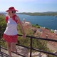 Woman in Sibenik Waterfront in Croatia - VideoHive Item for Sale