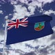 Montserrat Flag With Sky 4k - VideoHive Item for Sale