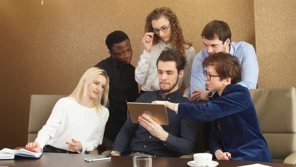 Startup Business Team Brainstorming at Office